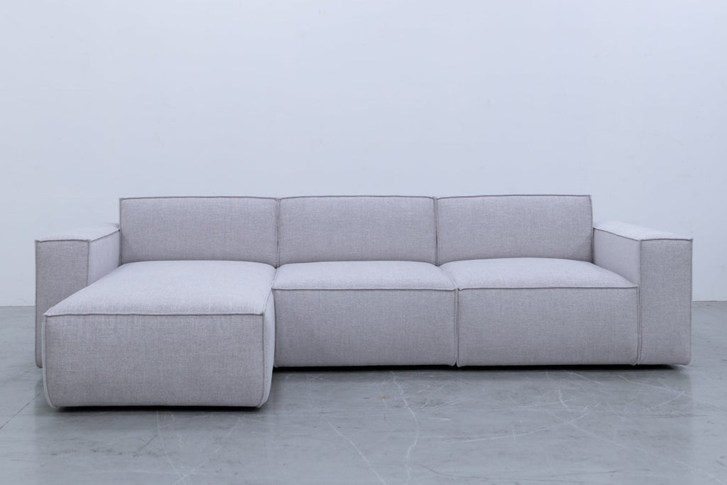 Max 3 Seater Sofa with Chaise Front Perspective View 1