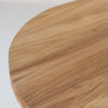 Meadows Oval Teak Dining Table Detailed Top Texture View 3