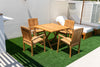 Melborne Teak Stacking Chair Customer Home