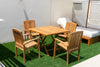 Melborne Teak Stacking Chair Customer Home 2