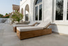 Meridian Teak Sun Lounger Customer Home 3