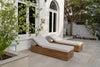 Meridian Teak Sun Lounger Customer Home 8