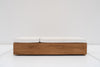 Meridian Teak Sun Lounger Side view
