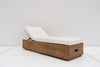 Meridian Teak Sun Lounger Side view