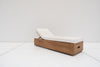 Meridian Teak Sun Lounger Side view