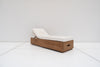 Meridian Teak Sun Lounger Side view