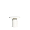 Mesa Microcement Side Table White Background View 
