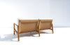 Messina Teak 2-Seater Back view