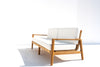 Messina Teak 2-Seater Side view