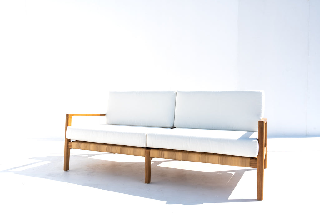 Messina Teak 2-Seater Side view