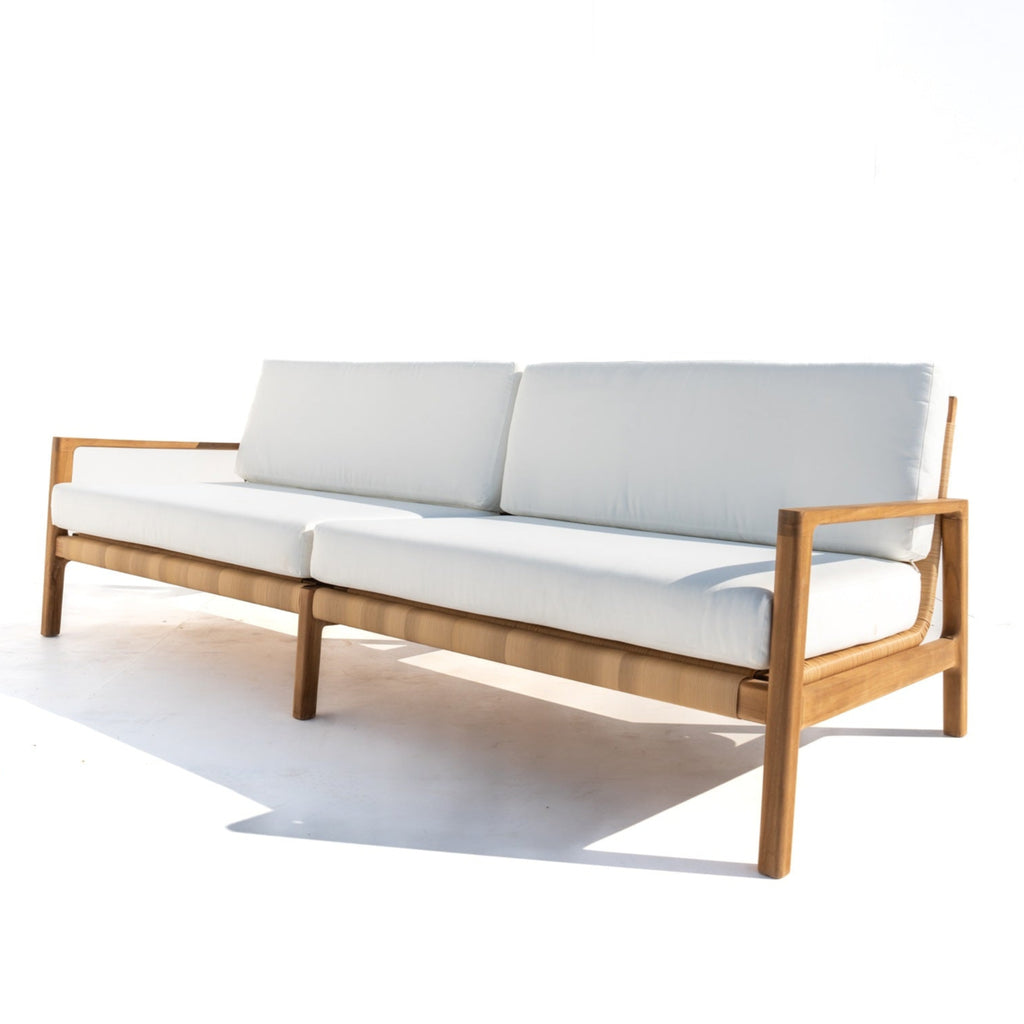 Messina Teak 3 Seater Sofa