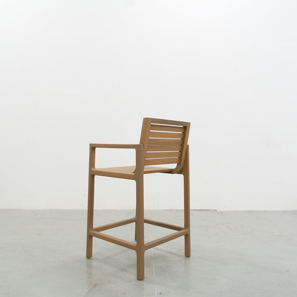 Messina_Teak_Bar_Chair_Back_view