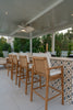 Messina Teak Bar Chair Customer Home 10