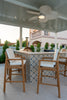 Messina Teak Bar Chair Customer Home 7