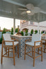 Messina Teak Bar Chair Customer Home 8