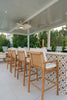 Messina Teak Bar Chair Customer Home 9