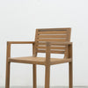 Messina Teak Bar Chair Zoom