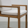 Messina Teak Bar Chair Zoom 6