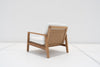 Messina Teak Single Seater Sofa Back view