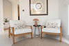 Messina Teak Single Seater Sofa Customer Home