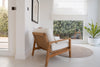 Messina Teak Single Seater Sofa Customer Home