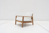 Messina Teak Single Seater Sofa Side view