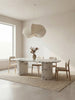 Milano Arabescato Marble Dining Table Indoor Perspective View 3