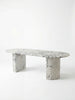 Milano Arabescato Marble Dining Table Perspective View 10