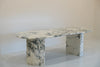 Milano Arabescato Marble Dining Table Perspective View 3