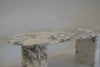Milano Arabescato Marble Dining Table Perspective View 4