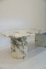 Milano Arabescato Marble Dining Table Perspective View 6