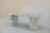 Milano Arabescato Marble Dining Table Perspective View 7