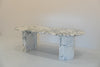 Milano Arabescato Marble Dining Table Perspective View 8