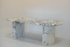 Milano Arabescato Marble Dining Table Perspective View 9