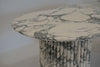 Milano Arabescato Marble Dining Table Top Detailed Texture View 1