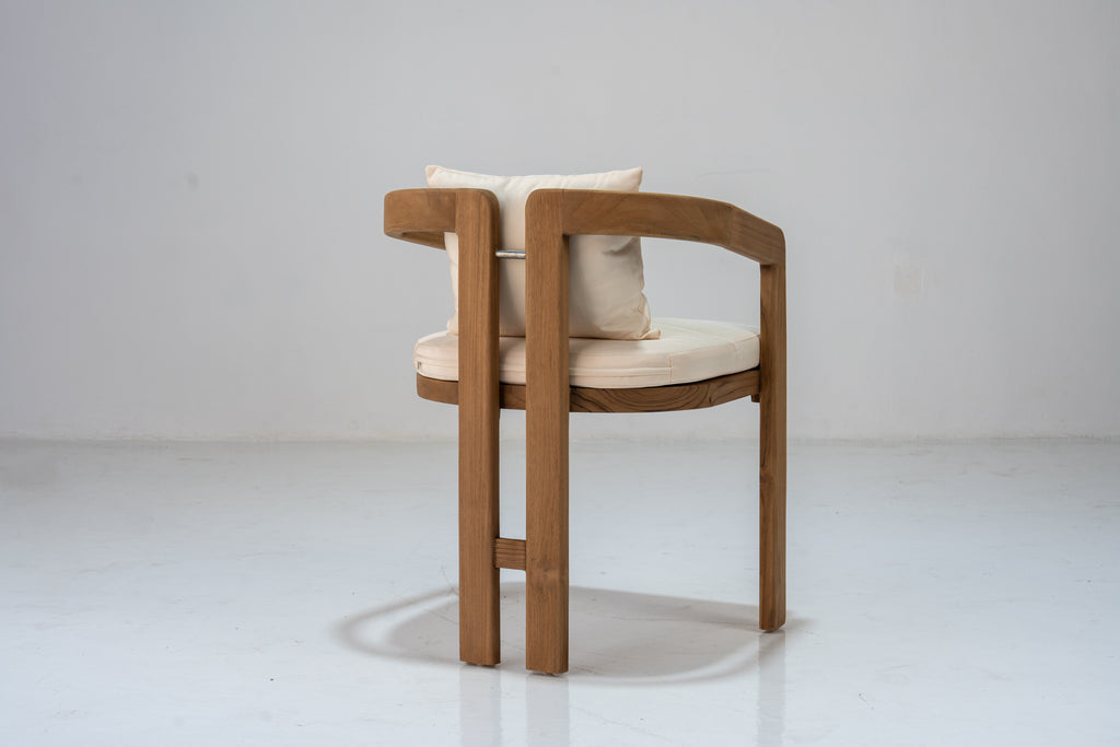 Miro Teak Dining Chair Perspective View 10