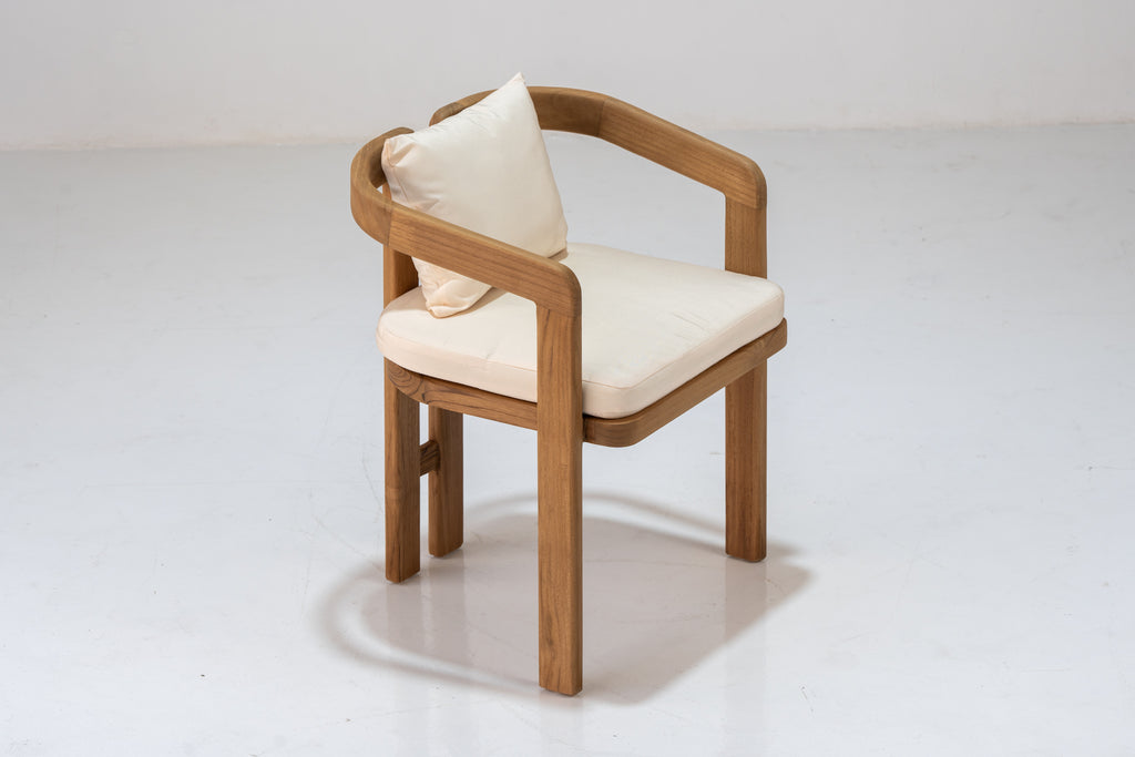Miro Teak Dining Chair Perspective View 13