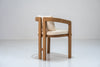 Miro Teak Dining Chair Perspective View 8