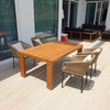 Modern Teak Dining Table Customer Home