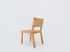 Modern Teak & Rattan Dining Chair Back view