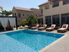 Modern Teak Sun Lounger Outdoor View 5