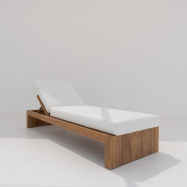 Modern Teak Sunbed