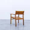 Monaco Teak Dining Chair Back view