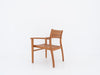 Monaco Teak Dining Chair Back view