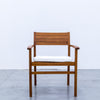 Monaco Teak Dining Chair Front view