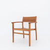 Monaco Teak Dining Chair Side view