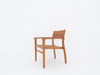 Monaco Teak Dining Chair Side view