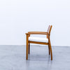 Monaco Teak Dining Chair Side view 2