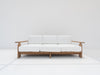 Mykonos Teak 3 Seater Front view