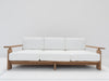 Mykonos Teak 3 Seater Front view